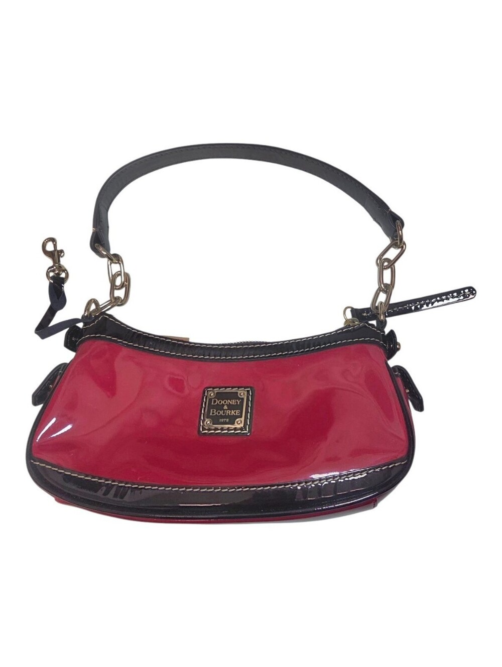 Vintage Y2K Dooney & Bourke Patent Leather Red Bag Purse
